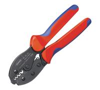 Knipex PreciForce® Crimping Pliers burnished, with multi-component grips 220 mm 97 52 33