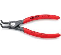 Knipex Precision Circlip Pliers for external circlips on shafts grey atramentized, with non-slip plastic coating 130 mm (self-service card/blister) 49 21 A01 SB