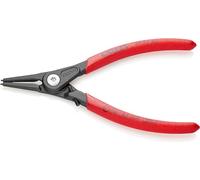 Knipex Precision Circlip Pliers for external circlips on shafts with overstretching limiter grey atramentized, with non-slip plastic coating 140 mm 49 31 A1