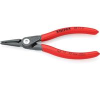 Knipex Precision Circlip Pliers for internal circlips in bore holes grey atramentized, with non-slip plastic coating 140 mm (self-service card/blister) 48 11 J1 SB