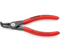 Knipex Precision Circlip Pliers for internal circlips in bore holes grey atramentized, with non-slip plastic coating 130 mm (self-service card/blister) 48 21 J11 SB