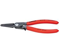Knipex Precision Circlip Pliers for internal circlips in bore holes with overstretching limiter grey atramentized, with non-slip plastic coating 180 mm 48 31 J2