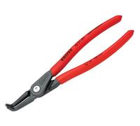 Knipex Precision Circlip Pliers for internal circlips in bore holes grey atramentized, with non-slip plastic coating 210 mm (self-service card/blister) 48 21 J31 SB