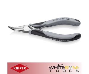 KNIPEX Precision Electronics Bent Nose Gripping Pliers ESD 145mm 35 82 145 ESD