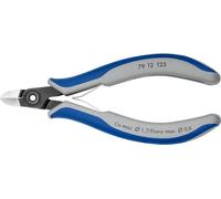 KNIPEX Precision Electronics Diagonal Cutter with Multi-Component Handles 125 mm, 79 12 125
