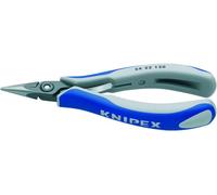 KNIPEX Precision Electronics Gripping Pliers 130 mm, 34 22 130 | With Multi-Component Handles