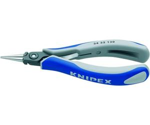 KNIPEX Precision Electronics Gripping Pliers 130 mm, 34 32 130 | With Multi-Component Handles