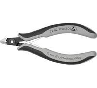 Knipex Precision Electronics Side Cutter 79 02 120 ESD – burnished, multi-component grips, 120 mm