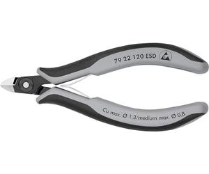 KNIPEX Precision Electronics Side Cutter ESD 120 mm, 79 22 120 ESD