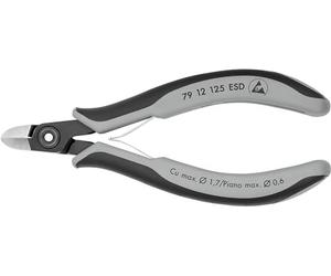 KNIPEX Precision Electronics Side Cutter ESD 125 mm, 79 12 125 ESD