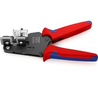 KNIPEX Precision Insulation Stripper with Adapted Blades with Multi-Component Handles 195 mm, 12 12 10