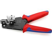 KNIPEX Precision Insulation Stripper with Adapted Blades with Multi-Component Handles 195 mm, 12 12 13