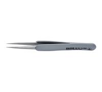 KNIPEX Precision Tweezers ESD 130mm with Rubber Handles - 13206