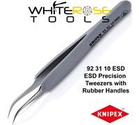 Knipex Precision Tweezers ESD Rubber Handles Smooth Gripping 92 31 10 ESD