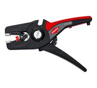 KNIPEX Precistrip16 Automatic Insulation Stripper, in Blister, 0.08-16 mm², with Fine Adjustment, Adjustable Length Stop, Wire Stripper, 12 52 195 SB