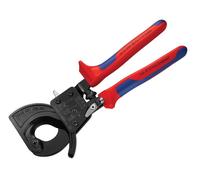 Knipex Ratchet Action Cable Shears Multi Component Grip 250mm KPX9531250