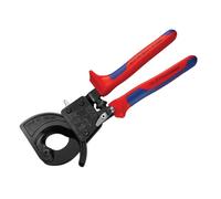 Knipex Ratchet Action Cable Shears Multi Component Grip 250mm KPX9531250