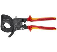 KNIPEX Ratcheting Cable Cut-1000V Insulated