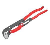 Knipex Pipe Wrench S-Type with fast adjustment grey powder-coated, plastic coated 420 mm 83 61 015