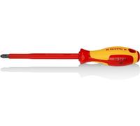 KNIPEX Screwdriver for cross recessed screws (270 mm) 98 24 03, multi-coloured