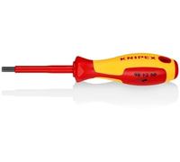 KNIPEX Screwdriver, VDE-Tested 187 mm, 98 13 50
