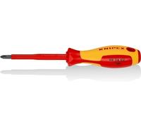 KNIPEX Screwdriver, VDE-Tested 212 mm, 98 24 02
