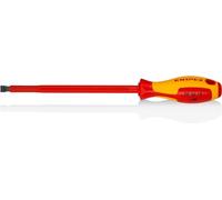 Knipex Screwdrivers for slotted screws burnished, insulating multi-component handle, VDE-tested 320 mm 98 20 10