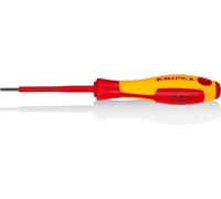 KNIPEX Screwdrivers for Slotted Screws Insulating Multi-Component Handle, VDE-Tested 177 mm, 98 20 25