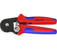KNIPEX Self-Adjusting Crimping Pliers 180 mm, 97 53 14 SB | For Wire Ferrules with Lateral Access in Blister with Multi-Component Handles