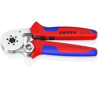 KNIPEX Self-Adjusting Crimping Pliers for Wire Ferrules, 0.08-16 mm²/2x10mm², Hexagonal Compression, Crimping Tool, Wire Crimper, 97 55 14