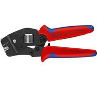 Knipex Self-Adjusting Crimping Pliers for wire ferrules with front loading burnished, with multi-component grips 190 mm 97 53 08