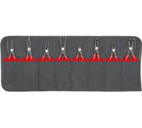 Knipex 00 19 58 V02 Tool Roll Circlip Plier Set, 8 Piece