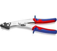 Knipex Sheet Metal Nibbler nickel plated, with multi-component grips 280 mm 90 55 280 EAN