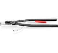 KNIPEX Sicherungsringzange für Innenringe, 44 20 J61 | Ring-Ø 252-400 mm, Spitzen-Ø 4,5 mm, gewinkelt 90°, lösbarer Sperrmechanismus, Seegeringzange