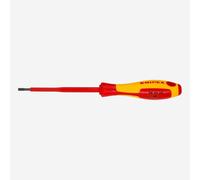 Knipex - Slotted Screwdriver 4""-1000V Insulated 1/8"" tip (982035)