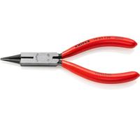 Knipex Round Nose Pliers with cutting edge (Jewellers' Pliers) black atramentized, plastic coated 130 mm 19 01 130