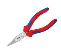 Knipex Snipe Nose Side Cutting Pliers (Radio) Multi-Comp Grip 160mm 25 02 160 SB