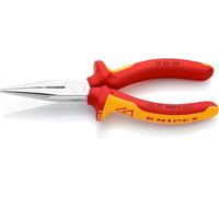 KNIPEX Snipe Nose Side Cutting Pliers (Radio Pliers) 1000V-insulated (160 mm) 25 06 160