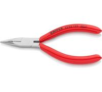 KNIPEX Snipe Nose Side Cutting Pliers (Radio Pliers) 125 mm, 25 03 125 | Chrome-Plated with Plastic Coating 125 mm