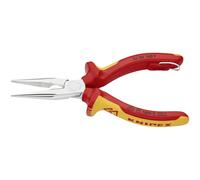 KNIPEX Snipe Nose Side Cutting Pliers (Radio Pliers) 1000V-insulated (160 mm) 25 06 160 T