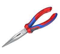 Knipex Snipe Nose Side Cutting Pliers (Stork Beak) Multi-Component Grip 200mm (