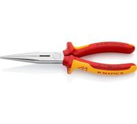 Knipex VDE Long Snipe Nose Cutting Pliers 200mm 8" Insulated Cutters 26 16 200