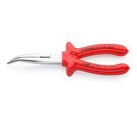 Knipex Snipe Nose Side Cutting Pliers (Stork Beak Pliers) chrome-plated, with dipped insulation, VDE-tested 200 mm 26 27 200