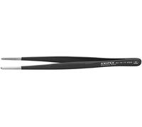 KNIPEX Stainless Steel Gripping Tweezers Blunt Tips-ESD
