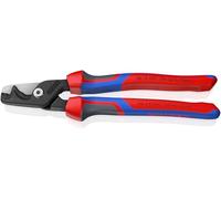 KNIPEX StepCut XL Cable Shears with Step Cut with Comfort Handles Burnished 225 mm, 95 12 225 SB