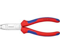Knipex Stripping Pliers chrome-plated, with multi-component grips 165 mm (self-service card/blister) 13 45 165 SB