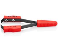 KNIPEX Stripping Tweezers 120 mm, 15 11 120 | For Coated Wire Black Lacquered with Plastic Handles