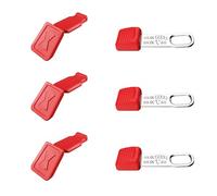 KNIPEX TetheRedtool Clips + Colorcode Clips Red, 3 Pieces Each, 00 63 06 TCR