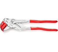 KNIPEX Tile Breaking Pliers Self-Service Card Chrome-Plated with Plastic Coating 250 mm, 91 13 250 SB