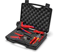 KNIPEX Tool Sets for Photovoltaics for Solar Cable Connectors MC4 7 Parts, 97 91 04 V01